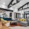 a large lobby area with high ceilings